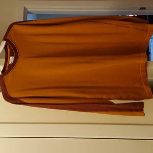 Columbia long sleeve orange shirt